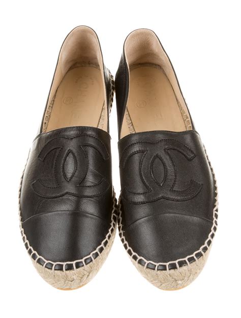 chanel leather espadrilles buy online